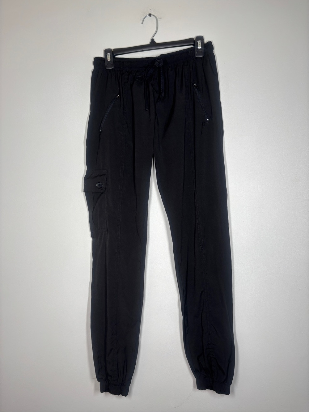 Beverly Hills Uniforms Black Cargo Jogger Scrub Pants - XL - Picture 1 of 8